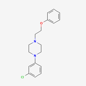 Piperazine, 1-(3-chlorophenyl)-4-(2-phenoxyethyl)-