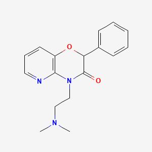 4-(2-(Dimethylamino)ethyl)-2-phenyl-2H-pyrido(3,2-b)-1,4-oxazin-3(4H)-one