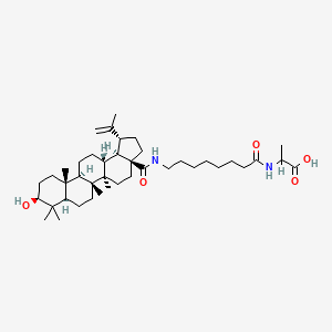 N'-(N-(3beta-Hydroxylup-20(29)-en-28-oyl)-8-aminooctanoyl)-L-alanine