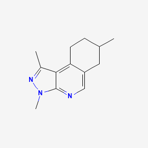 6,7,8,9-Tetrahydro-1,3,7-trimethyl-3H-pyrazolo(3,4-c)isoquinoline