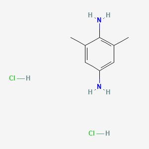 molecular formula C8H14Cl2N2 B1274148 2,6-二甲基苯-1,4-二胺二盐酸盐 CAS No. 56496-89-0
