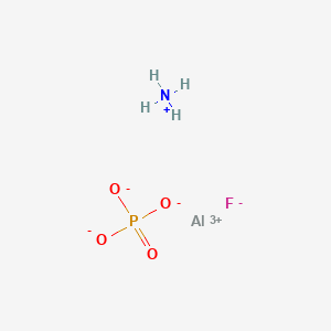 molecular formula AlFH4NO4P B12741526 Aluminum ammonium fluoride phosphate CAS No. 11095-65-1