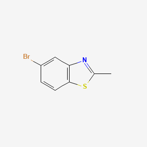 molecular formula C8H6BrNS B1274153 5-Bromo-2-methylbenzothiazole CAS No. 63837-11-6