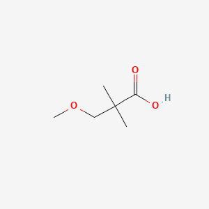 molecular formula C6H12O3 B1274154 3-Methoxy-2,2-dimethylpropanoic acid CAS No. 64241-78-7
