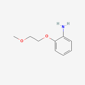 molecular formula C9H13NO2 B1274159 2-(2-甲氧基乙氧基)苯胺 CAS No. 72806-66-7