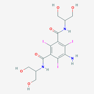 B127416 N,N'-Bis-(1,3-dihydroxy-2-propyl)-5-amino-2,4,6-triiodoisophthalamide CAS No. 60166-98-5