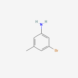 molecular formula C7H8BrN B1274160 3-溴-5-甲基苯胺 CAS No. 74586-53-1