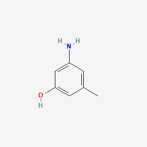 molecular formula C7H9NO B1274162 3-氨基-5-甲基苯酚 CAS No. 76619-89-1