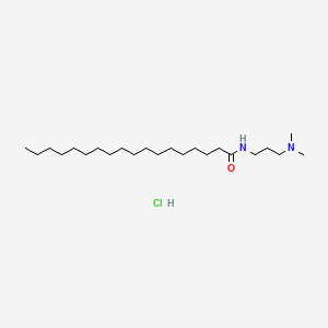 B1274166 N-(3-(Dimethylamino)propyl)stearamide monohydrochloride CAS No. 83607-13-0