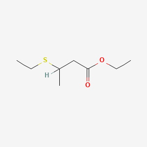 molecular formula C8H16O2S B1274180 乙基 3-(乙硫基)丁酸酯 CAS No. 90201-28-8