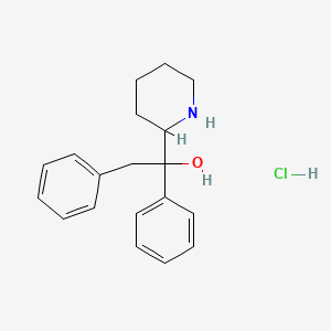 Phenylbenzyl-(2-piperidyl)-carbinol hydrochloride