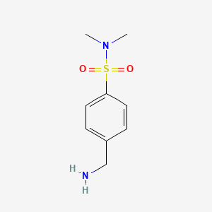 molecular formula C9H14N2O2S B1274201 4-(氨基甲基)-N,N-二甲基苯磺酰胺 CAS No. 210918-25-5
