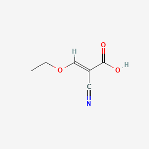molecular formula C6H7NO3 B1274207 Ethoxymethylenecyanoacetic acid CAS No. 71648-24-3