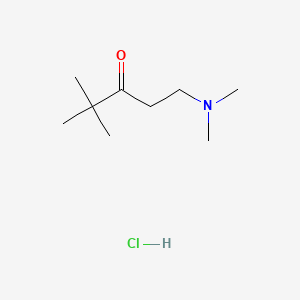 molecular formula C9H20ClNO B1274220 1-(二甲氨基)-4,4-二甲基戊-3-酮盐酸盐 CAS No. 53400-42-3