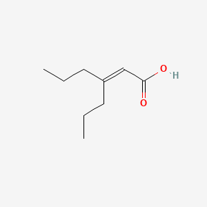 molecular formula C9H16O2 B1274221 3-Propylhex-2-enoic acid CAS No. 59117-27-0