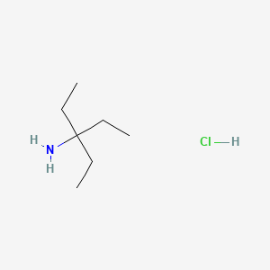 molecular formula C7H18ClN B1274227 3-Pentanamine, 3-ethyl-, hydrochloride CAS No. 56065-46-4