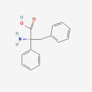molecular formula C15H15NO2 B1274230 Phenylalanine, alpha-phenyl- CAS No. 56594-95-7