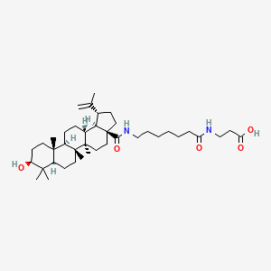 N'-(N-(3beta-Hydroxylup-20(29)-en-28-oyl)-7-aminoheptanoyl)-3-aminopropionic acid