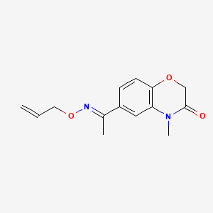 4-Methyl-6-(1-((2-propenyloxy)imino)ethyl)-2H-1,4-benzoxazin-3(4H)-one