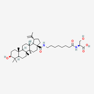 N'-(N-(3beta-Hydroxylup-20(29)-en-28-oyl)-8-aminooctanoyl)-L-serine