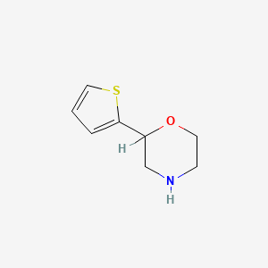 molecular formula C8H11NOS B1274246 2-(Thiophen-2-yl)morpholine CAS No. 76175-49-0
