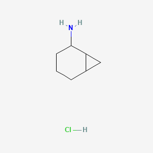 molecular formula C7H14ClN B1274250 Bicyclo[4.1.0]heptan-2-amine hydrochloride CAS No. 78293-44-4