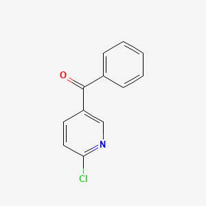 molecular formula C12H8ClNO B1274251 2-氯-5-苯甲酰吡啶 CAS No. 79567-66-1