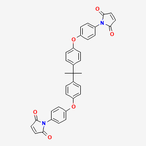 molecular formula C35H26N2O6 B1274272 2,2-双[4-(4-马来酰亚胺苯氧基)苯基]丙烷 CAS No. 79922-55-7