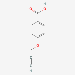 molecular formula C10H8O3 B1274275 4-(Prop-2-yn-1-yloxy)benzoic acid CAS No. 21926-55-6