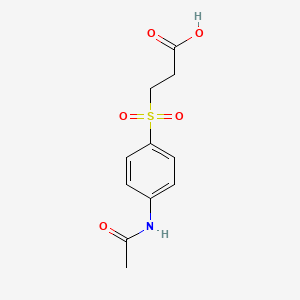 3-(4-Acetylamino-benzenesulfonyl)-propionic acid