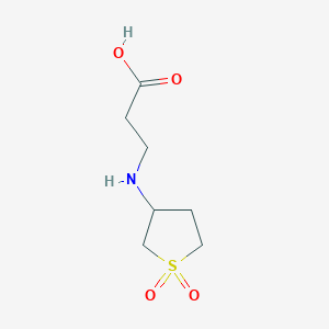 3-[(1,1-Dioxothiolan-3-yl)amino]propanoic acid