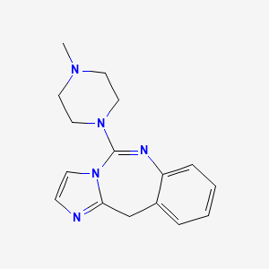 5-(4-Methyl-1-piperazinyl)-11H-imidazo(1,2-C)(1,3)benzodiazepine