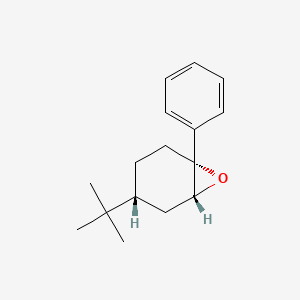 7-Oxabicyclo(4.1.0)heptane, 4-(1,1-dimethylethyl)-1-phenyl-, (1alpha,4beta,6alpha)-