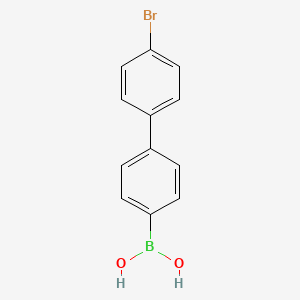 molecular formula C12H10BBrO2 B1274311 4'-Bromo-4-biphenylboronic Acid CAS No. 480996-05-2