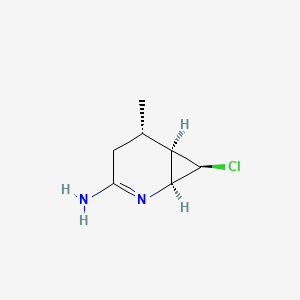 (1S,5S,6R,7R)-7-chloro-5-methyl-2-azabicyclo[4.1.0]hept-2-en-3-amine