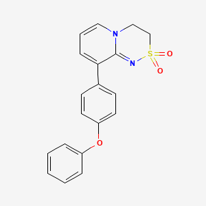 9-(4-Phenoxyphenyl)-3,4-dihydropyrido(2,1-c)(1,2,4)thiadiazine 2,2-dioxide