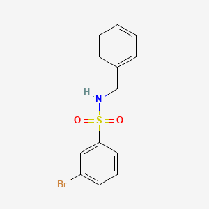 molecular formula C13H12BrNO2S B1274323 N-苄基-3-溴苯磺酰胺 CAS No. 625470-36-2