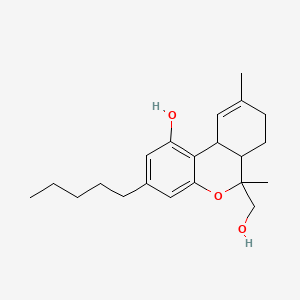 molecular formula C21H30O3 B12743423 6-Hydroxymethyl-delta(9)-tetrahydrocannabinol CAS No. 96551-58-5