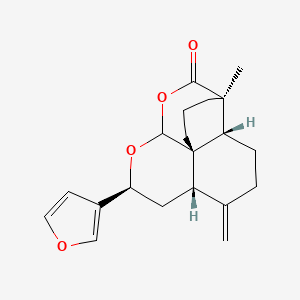 molecular formula C20H24O4 B12743458 Sciadin CAS No. 6813-08-7