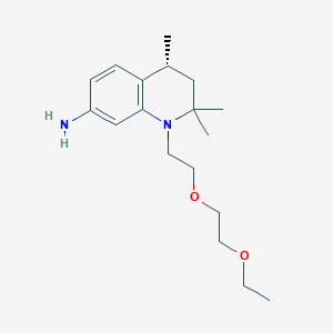 7-Quinolinamine, 1-(2-(2-ethoxyethoxy)ethyl)-1,2,3,4-tetrahydro-2,2,4-trimethyl-