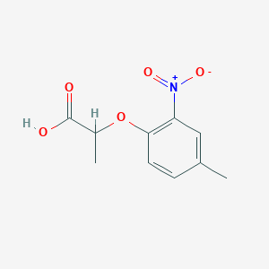 molecular formula C10H11NO5 B1274352 2-(4-Methyl-2-nitrophenoxy)propanoic acid CAS No. 514801-24-2