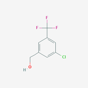 B1274369 (3-Chloro-5-(trifluoromethyl)phenyl)methanol CAS No. 886496-87-3