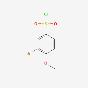 molecular formula C7H6BrClO3S B1274384 3-Bromo-4-methoxybenzenesulfonyl chloride CAS No. 23094-96-4