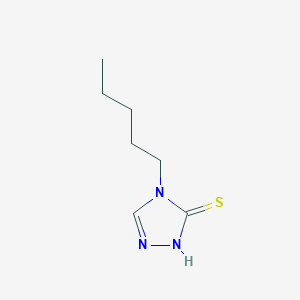 molecular formula C7H13N3S B1274385 4-pentyl-4H-1,2,4-triazole-3-thiol CAS No. 27106-02-1