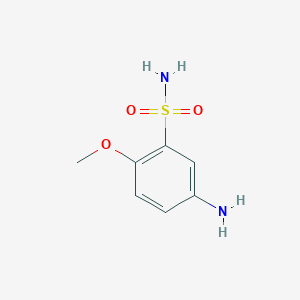 molecular formula C7H10N2O3S B1274399 5-Amino-2-methoxybenzenesulfonamide CAS No. 88508-44-5