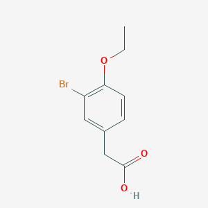 B1274419 2-(3-Bromo-4-ethoxyphenyl)acetic acid CAS No. 777-66-2