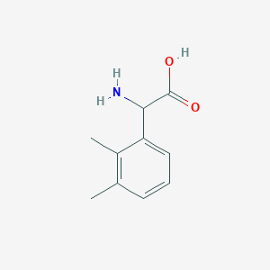 molecular formula C10H13NO2 B1274430 Amino(2,3-dimethylphenyl)acetic acid 