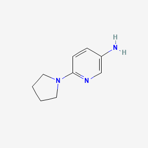 molecular formula C9H13N3 B1274436 6-吡咯烷-1-基吡啶-3-胺 CAS No. 92808-19-0