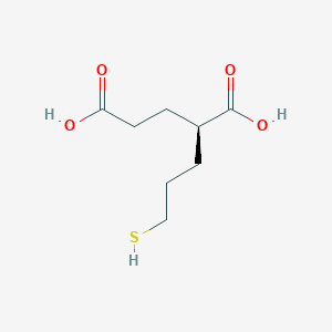 Pentanedioic acid, 2-(3-mercaptopropyl)-, (2R)-