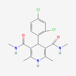 3,5-Pyridinedicarboxamide, 1,4-dihydro-4-(2,4-dichlorophenyl)-N,N',2,6-tetramethyl-